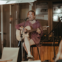 girl singing